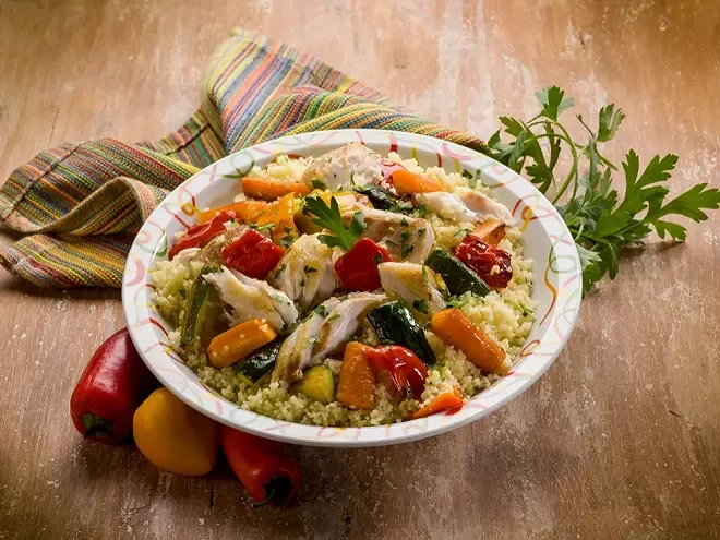 Couscous Traditionnel Tunisien Au Poisson