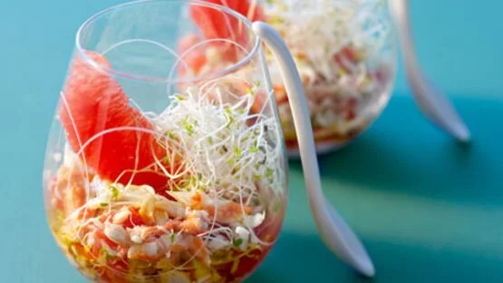 Salade De Crabe Au Pamplemousse