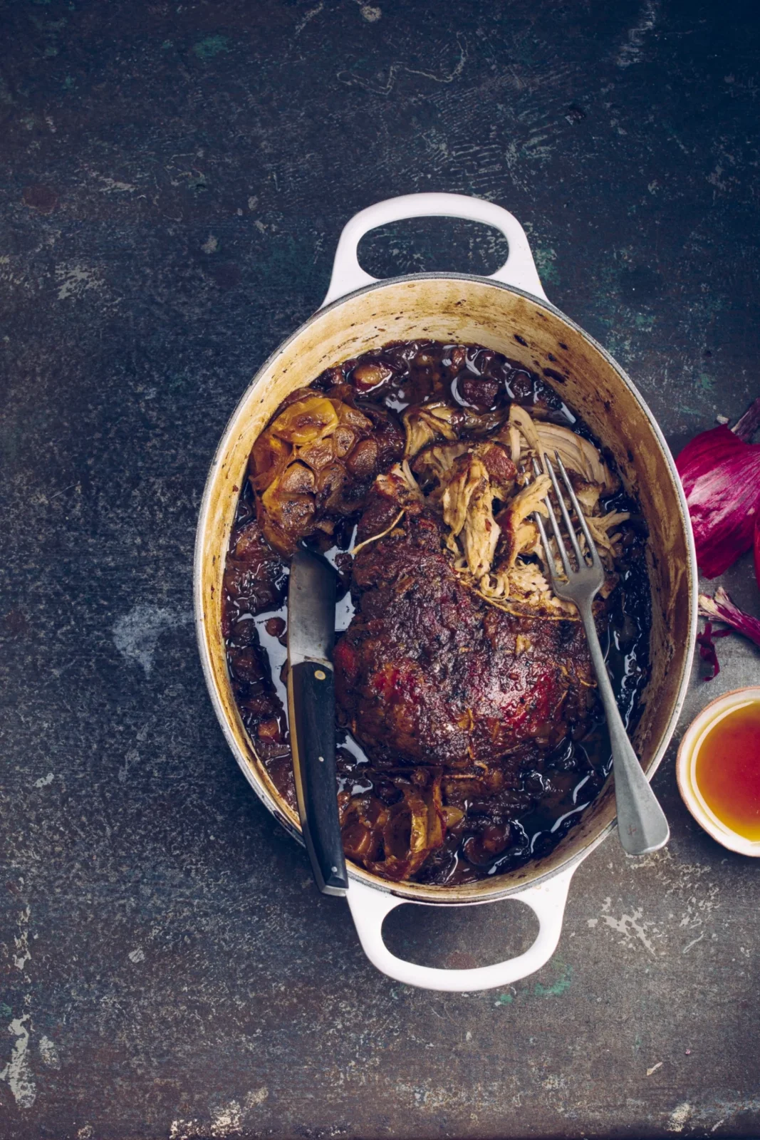 Cochon Confit À La Bière, Sirop D'érable Et Épices
