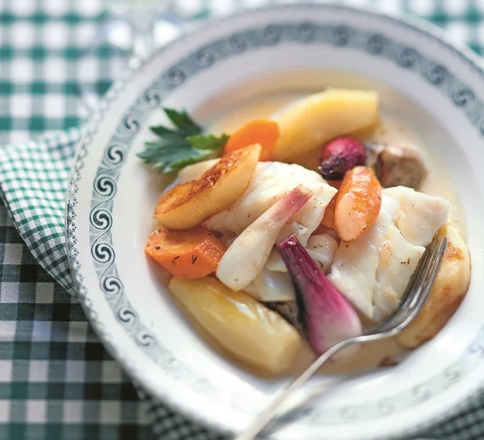 Pot au feu de cabillaud