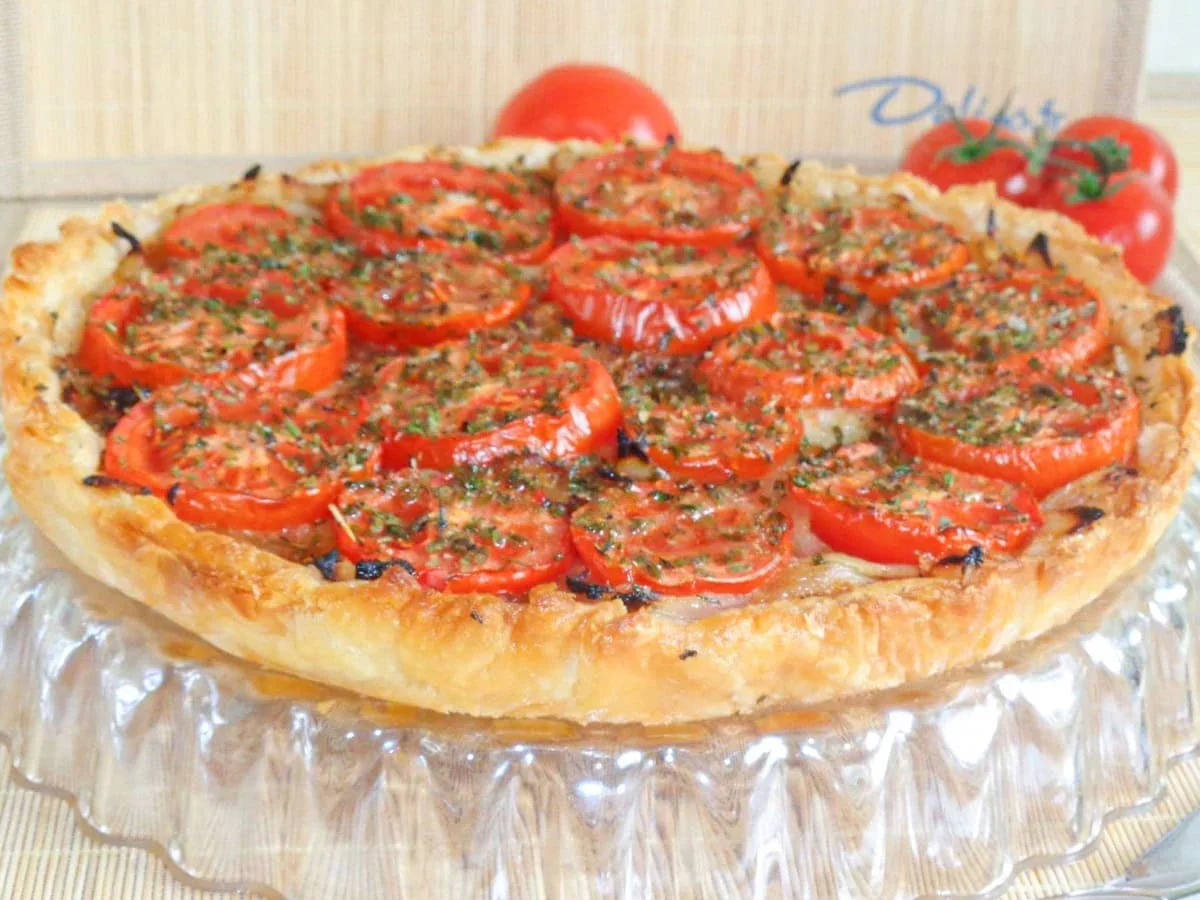 Tarte provencale aux tomates oigons