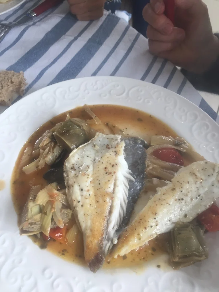 Filets De Dorade - Artichaux, Fenouils Et Pistou