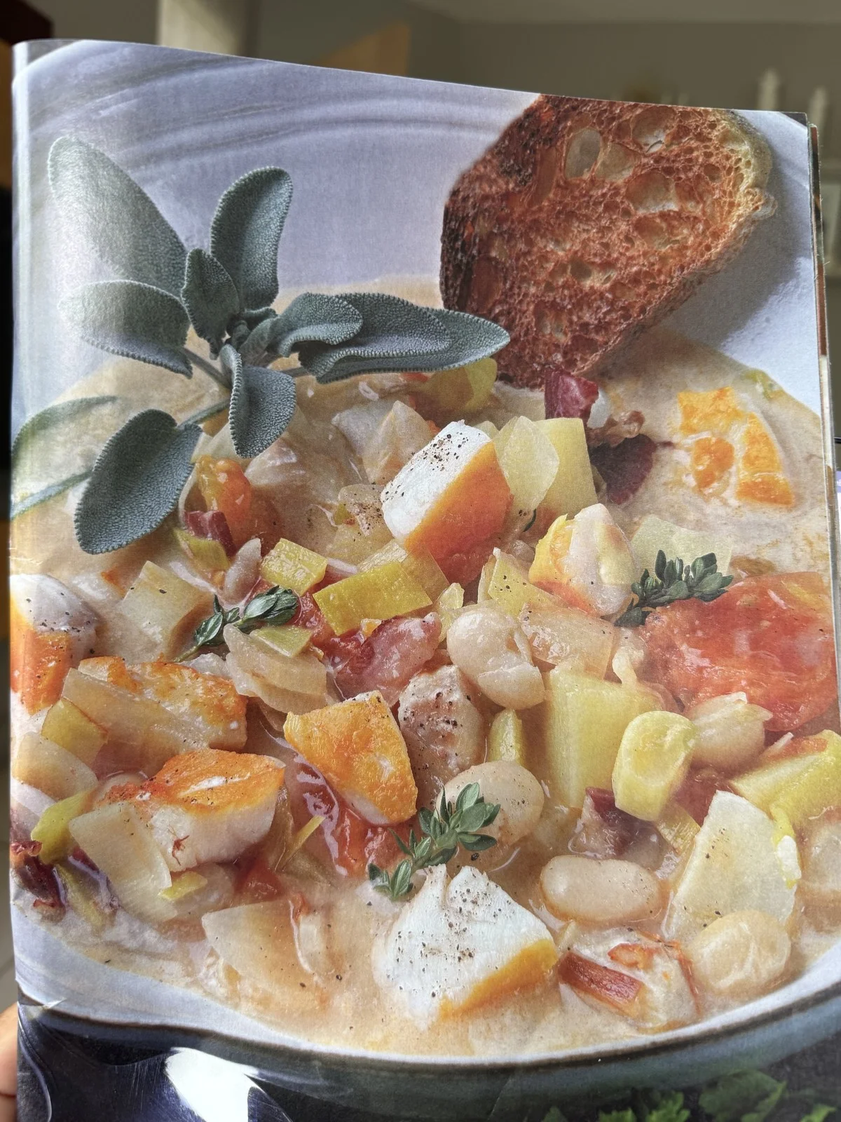 Soupe de haddock et cocos de paimpol