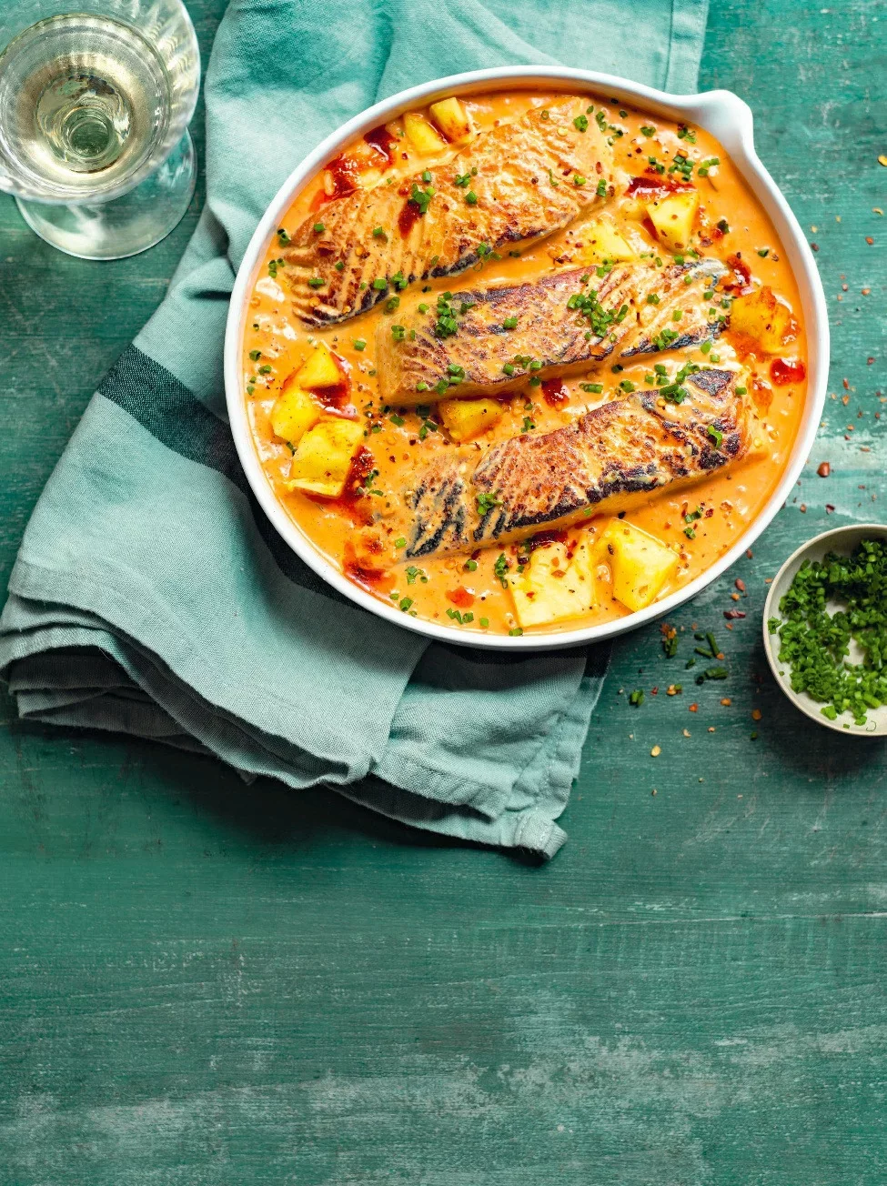 Curry De Saumon Et Ananas