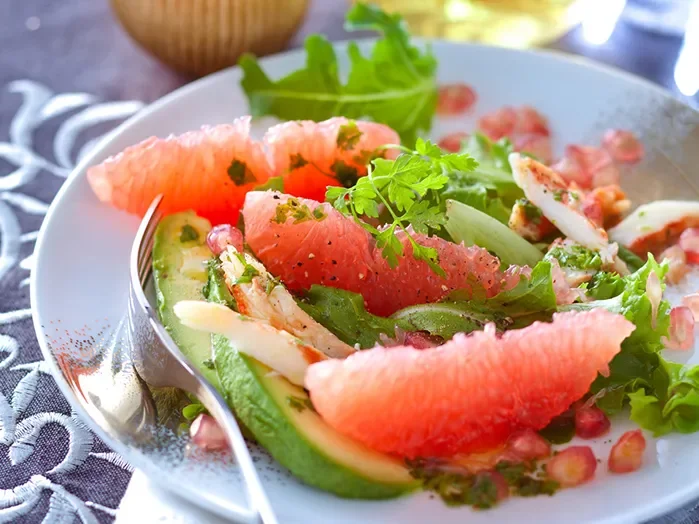 Salade à base de poisson