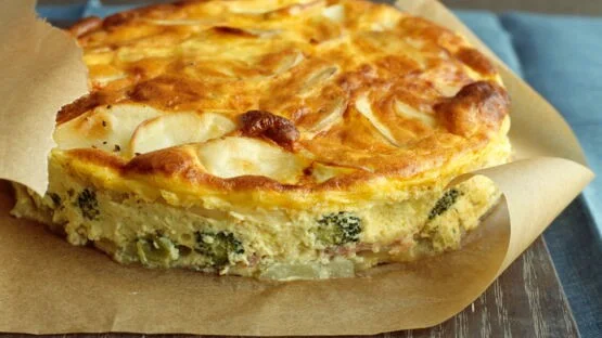 Gratin dauphinois au brocolis